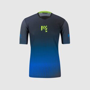 KARPOS M Val Di Dentro Tee, Black/Indigo B./Green Fluo (vzorek) velikost: M