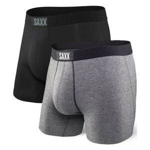 Saxx VIBE SUPER SOFT BB 2PK black/grey Velikost: M boxerky