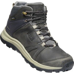 Keen TERRADORA II LEATHER MID WP W magnet/plaza taupe Velikost: 40 dámské boty