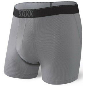 Saxx QUEST QDM BOXER BRIEF FLY dark charcoal II Velikost: M boxerky