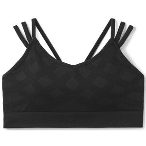 Smartwool W SEAMLESS STRAPPY BRA black Velikost: M spodní prádlo