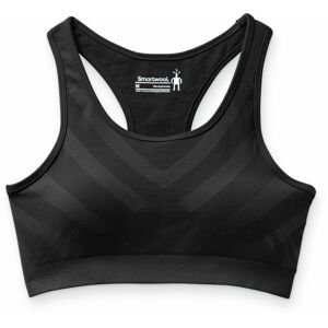 Smartwool W SEAMLESS RACERBACK BRA black Velikost: XS spodní prádlo