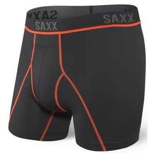 Saxx KINETIC L-C MESH BB black/vermillion Velikost: M boxerky