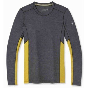 Smartwool M MERINO SPORT 150 LONG SLEEVE CREW charcoal heather-golden olive Velikost: S tričko