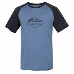 Hannah TAREGAN blue shadow/asphalt Velikost: XL pánské tričko s krátkým rukávem