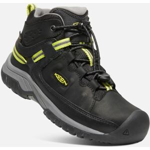 Keen TARGHEE MID WP CHILDREN black/steel grey Velikost: 29 boty