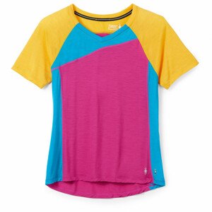 Smartwool W MERINO SPORT 120 MOUNTAIN BIKE SHIRT SHORT SLEEVE festive fushia Velikost: M