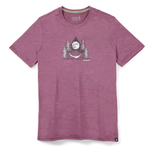 Smartwool M MERINO SPORT 150 MIDNIGHT SNOOZE SS GRAPHIC TEE argyle purple heather Velikost: S