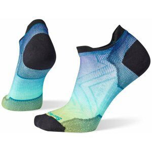 Smartwool W RUN ZERO CUSHION OMBRE PRINT LOW ANKLE capri Velikost: M