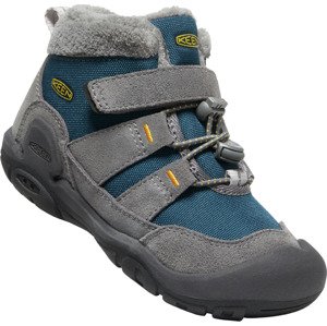 Keen KNOTCH CHUKKA CHILDREN steel grey/blue wing teal Velikost: 29 boty