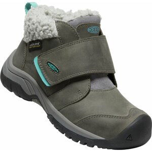 Keen KOOTENAY IV MID WP YOUTH steel grey/porcelain Velikost: 34 boty