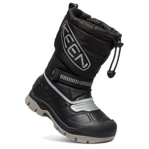 Keen SNOW TROLL WP YOUTH black/silver Velikost: 34 dětské boty