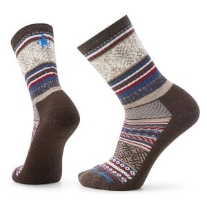 Smartwool EVERYDAYC FAIR ISLE SWEATER CREW chestnut Velikost: XL ponožky