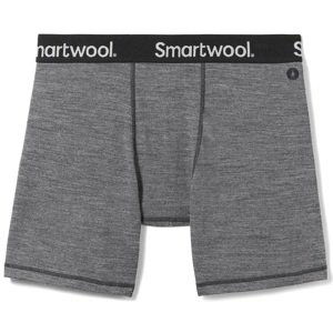 Smartwool BOXER BRIEF BOXED medium gray heather Velikost: M boxerky