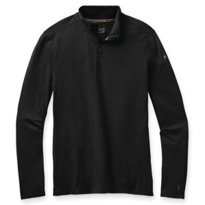 Smartwool CLASSIC ALL-SEASON MERINO BL 1/4 ZIP B black Velikost: XL spodní prádlo