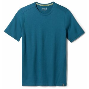 Smartwool SHORT SLEEVE TEE SLIM FIT twilight blue Velikost: L spodní prádlo