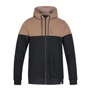 Hannah FEZCO HOODY anthracite/coca mocha Velikost: XL pánská mikina