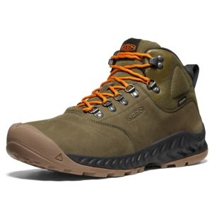 Keen NXIS EXPLORER MID WP MEN dark olive/black Velikost: 41 pánské boty