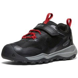 Keen WANDURO LOW WP CHILDREN black/ribbon red Velikost: 27/28 dětské boty