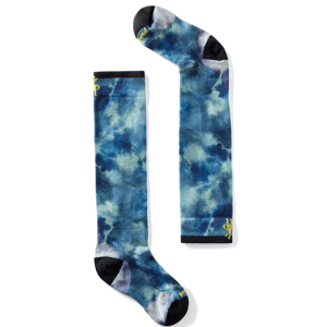 Smartwool JUNIOR SKI ZERO CUSHION TIE DYE PRINT OTC deep navy Velikost: M ponožky