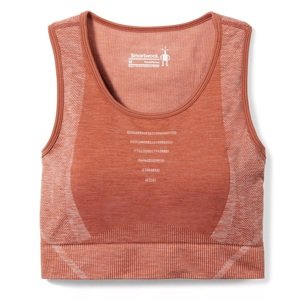 Smartwool W INTRAKNIT RACERBACK BRA copper Velikost: M spodní prádlo