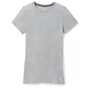 Smartwool W MERINO SHORT SLEEVE TEE light gray heather Velikost: M tričko