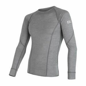 SENSOR MERINO ACTIVE pánské triko dl.rukáv sv.šedá Velikost: XL