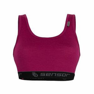 SENSOR MERINO ACTIVE dámská podprsenka lilla Velikost: S