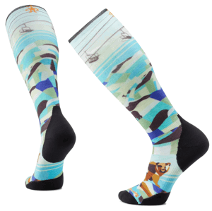 Smartwool SKI TC BEAR COUNTRY PRINT OTC capri Velikost: L ponožky