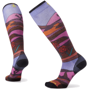 Smartwool W SKI ZC FLORAL FIELD PRINT OTC picante Velikost: S ponožky