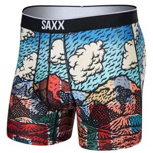 Saxx VOLT BREATHABLE MESH BB encanto mesa-multi Velikost: L boxerky