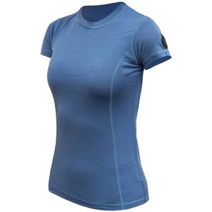 SENSOR MERINO AIR dámské triko kr.rukáv riviera blue Velikost: XL