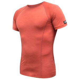 SENSOR MERINO ACTIVE pánské triko kr.rukáv terracotta Velikost: S pánské triko kr.rukáv