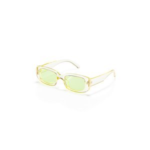 franco bene Retro oválné sluneční brýle zelené