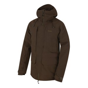 Husky Pánská hardshell bunda Nigalo M deep khaki Velikost: XL pánská bunda