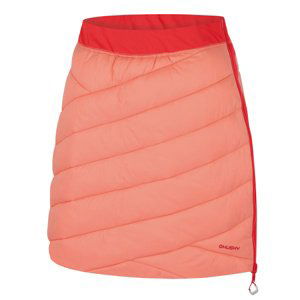 Husky Dámská oboustranná zimní sukně Freez L light orange/red Velikost: M dámská sukně