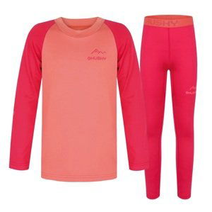 Husky Dětské termoprádlo Active winter Tombo light orange/pink Velikost: 164 spodní prádlo