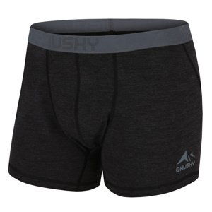 Husky Merino termoprádlo Boxerky Mex M black Velikost: L spodní prádlo