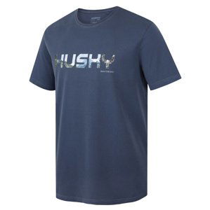 Husky Pánské bavlněné triko Tee Wild M dark blue Velikost: XL pánské tričko s krátkým rukávem