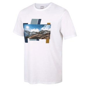 Husky Pánské bavlněné triko Tee Skyline M white Velikost: XXXL pánské tričko s krátkým rukávem
