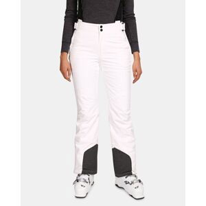 Kilpi ELARE-W Bílá Velikost: 36 short dámské lyžařské kalhoty