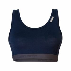 SENSOR MERINO ACTIVE dámská podprsenka deep blue Velikost: M