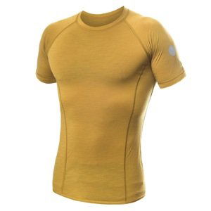 SENSOR MERINO AIR pánské triko kr.rukáv mustard Velikost: XXL pánské tričko s krátkým rukávem