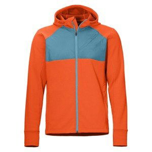 Marmot Hanging Rock Hoody - red sun/cascade blue Velikost: M