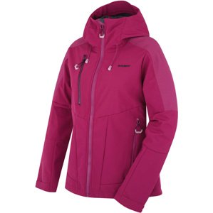 Husky Dámská softshell bunda Sevan L dk. magenta Velikost: L dámská softshellová bunda