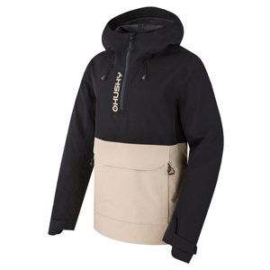 Husky Pánská outdoor bunda Nabbi M black/beige Velikost: XXXL pánská bunda