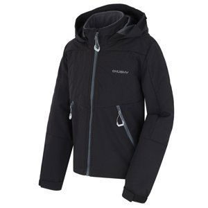 Husky Dětská softshell bunda Salex K black Velikost: 122 dětská bunda