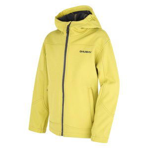 Husky Dětská softshell bunda Simbo K lime green Velikost: 140 dětská bunda