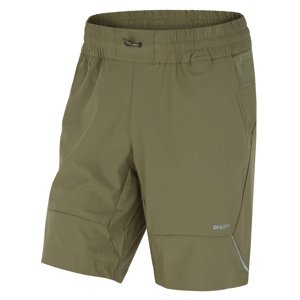 Husky Pánské sport šortky Speedy M tm. khaki Velikost: XL