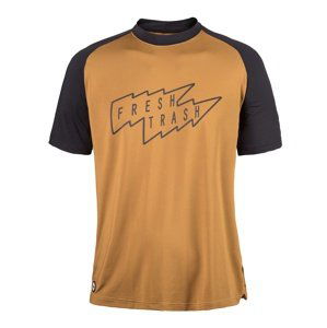 Fresh Trash Men´s Horizon Short Sleeve tee golden/black Velikost: M pánské triko